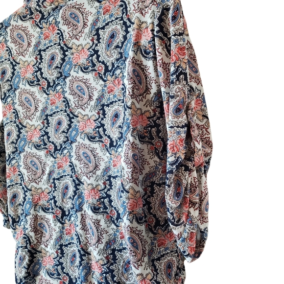 Amang NY Multicolor Paisley Medium Top - Picture 5 of 7